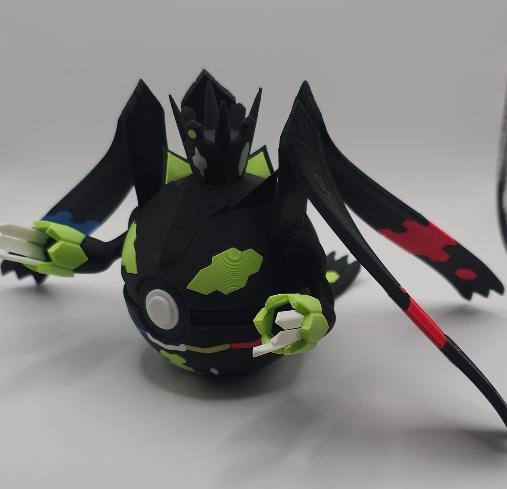 Zygarde Complete Form- Pokemon Character Design- 3D Printed Pokeball- Unique Display Collectible