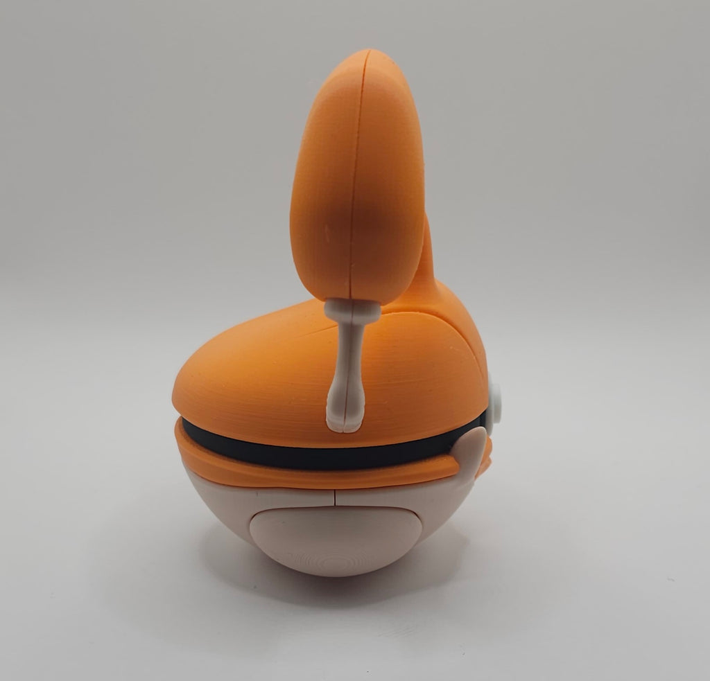 Pokemon Character Design- 3D Printed Pokeball- Krabby- Unique Display Collectible