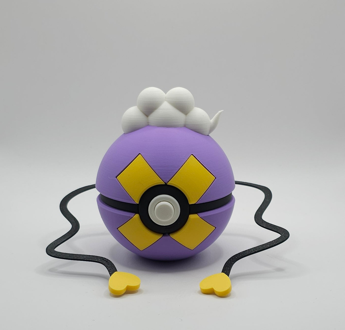 Pokemon Character Design- 3D Printed Pokeball- Drifloon - Unique Display Collectible