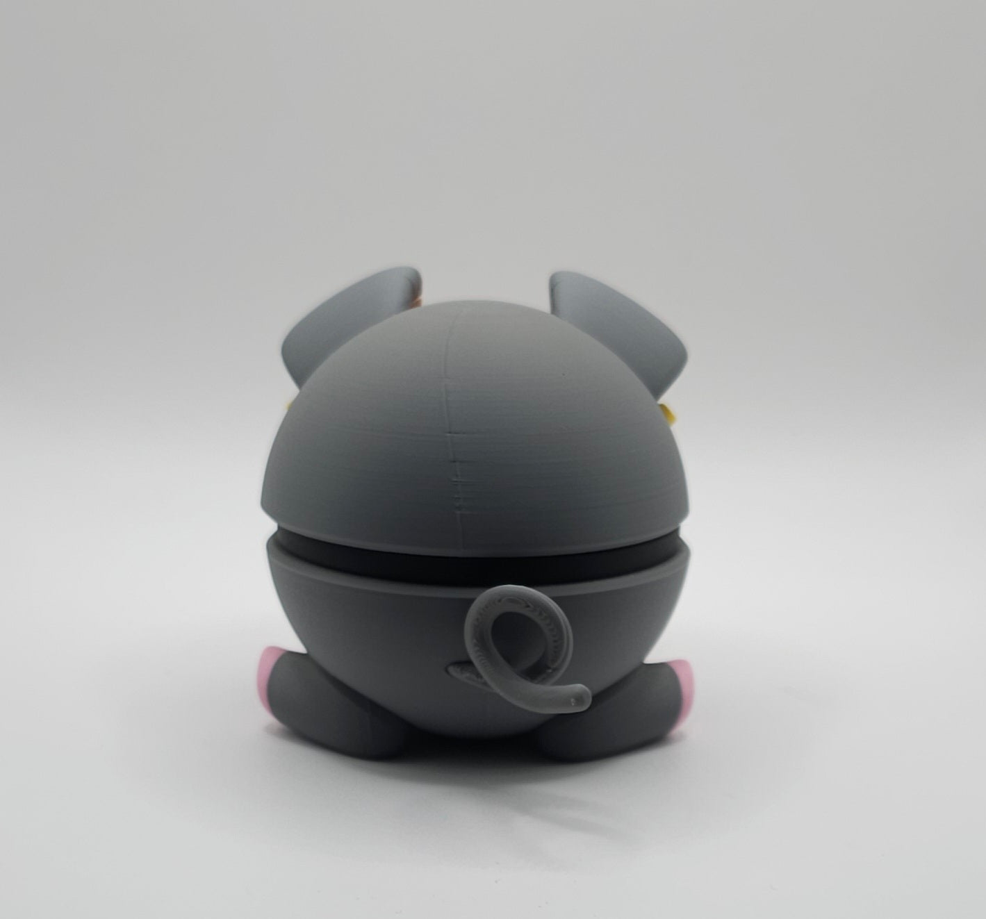Pokemon Character Design- 3D Printed Pokeball- Lechonk - Unique Display Collectible
