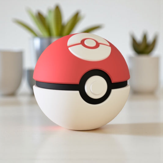 Pokemon 3D Printed Pokeball - Sport Ball Design - Unique Display Collectible