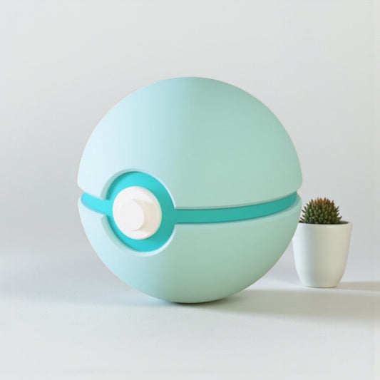 Pokemon 3D Printed Pokeball - Strange Ball Design - Unique Display Collectible