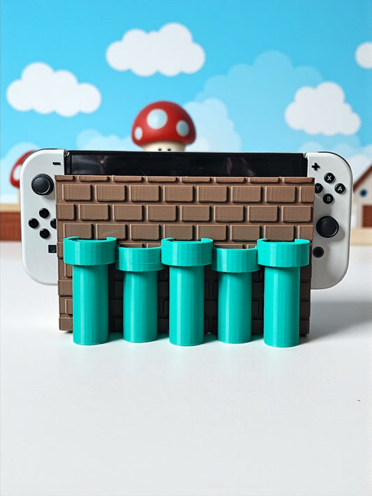 Original & OLED Switch 3D Printed Super Mario Dock Cover