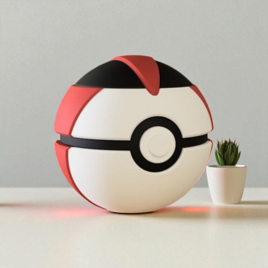 Pokemon 3D printed Pokeball - Timer Ball Design - Unique Display Collectible